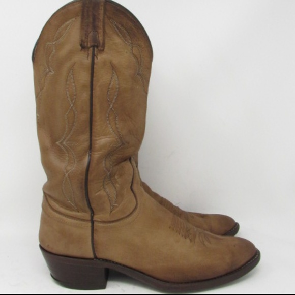 leather outsole cowboy boots